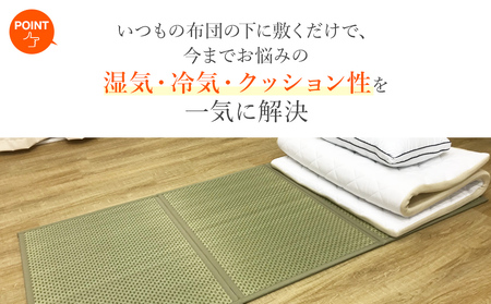 い草マットレス　フレア　シングル（グリーン）　AA069