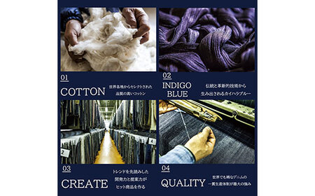 国産デニム省スペースこたつ布団（190×230）　AA164