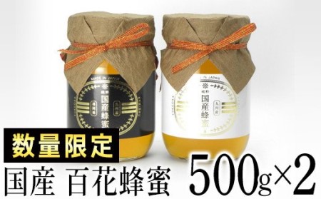 BQ001 【数量限定】国産蜂蜜ギフト 500g×2本