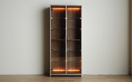 【開梱・設置】ハリオン　キュリオケース80cm　AL189