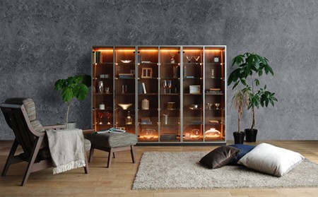 【開梱・設置】ハリオン キュリオケース80cm AL189