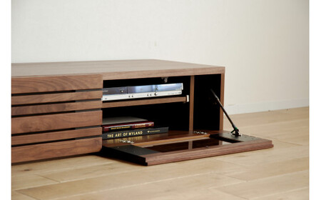 【開梱・設置】エルドラ　テレビボードL脚　210cm　ブラウン　AL250