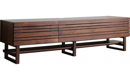 【開梱・設置】エルドラ テレビボードH脚 180cm ブラウン AL254