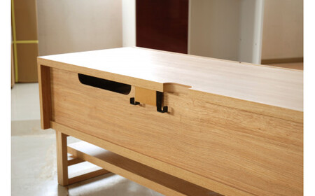 【開梱・設置】エルドラ テレビボードH脚 180cm ブラウン AL254