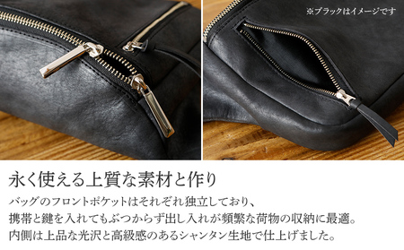 ボディーバッグ(オイルレザー・グリーン) BK086