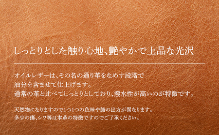 ミニボディーバッグ(オイルレザー・ナチュラル) BK089