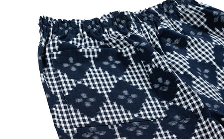 【男女兼用】久留米かすりもんぺ / 久留米絣 [AFBF008]