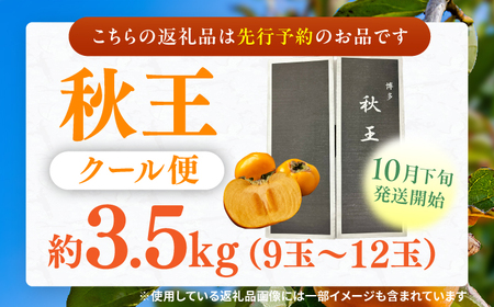 【★先行予約★ 2026年10月下旬より発送】柿（秋王） 約3.5kg / 柿[AFAB074]