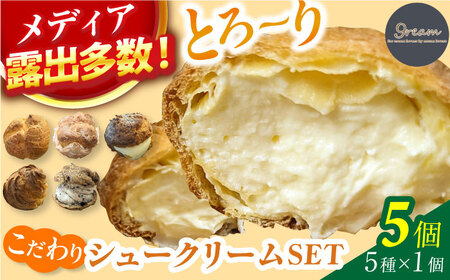 9ream（クリーム） こだわりシュークリームSET 5個 / シュークリーム[AFAK304]