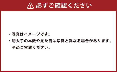 博多まるきた水産 無着色 辛子明太子 並切 500g（250g×2）