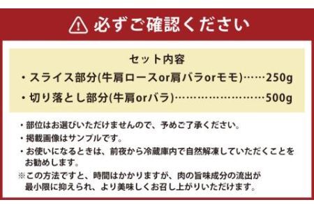 訳あり！ 博多和牛 しゃぶしゃぶ すき焼き 750g セット 福岡県 糸田町 牛肉