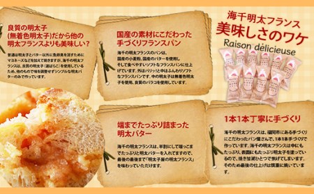 明太子屋がこだわった博多明太フランス 5本セット 2W6