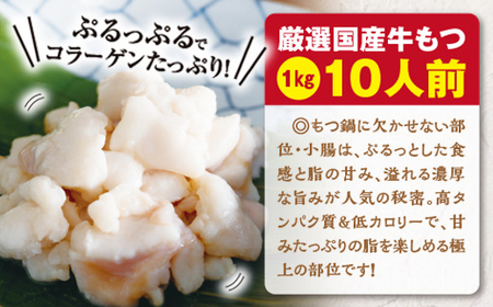 国産 牛 もつ鍋 10人前 醤油 牛モツ 1kg 大容量 ふるさと納税 もつ もつなべ お取り寄せ しょうゆ味 お取り寄せグルメ 食品 冷凍 モツ ホルモン 鍋 魚国 送料無料 ふるさと ランキング 人気 おすすめ 福岡県 福岡 博多 赤村 3T1