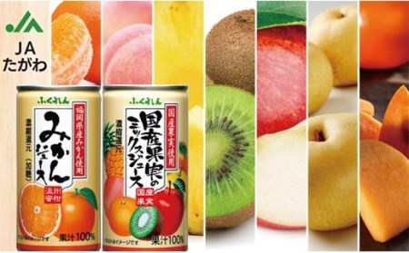 F14-05 みかんジュース&国産果実ミックスジュースセット(各20缶)