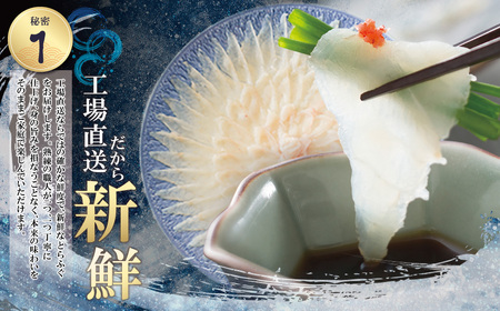 W01-02 とらふぐセット（3人前）≪2025年12月以降順次発送≫ 【fukuchi00】 【THUI】