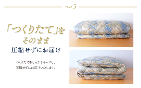 W34-27 ポリエステル敷きふとん（シングルブルー）COH-S002BLS