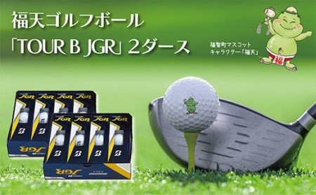 E19-11 【福智町オリジナル】「福天」ゴルフボール(TOUR B JGR)2ダース