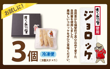 W19-05 じねんじょコロッケ ジョロッケ 3個セット 自然薯  【speedf】