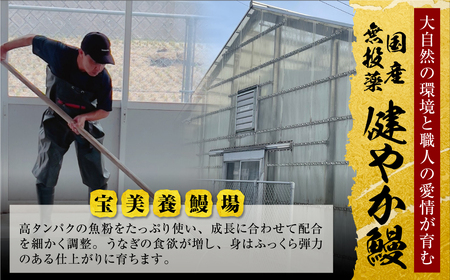W61-172 健やか鰻 国産うなぎ蒲焼（無頭）4尾（計560g以上）無頭 国産 土用の丑の日 贈答 冷凍 送料無料 【wksg01】 【fukuchi00】