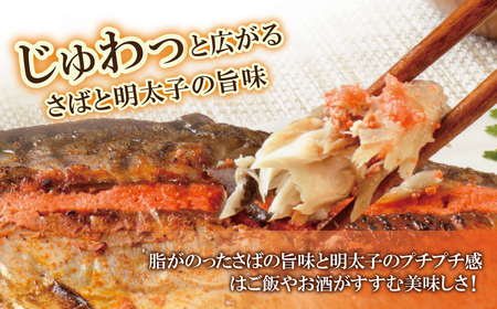 W08-16 さば明太 9尾 さば 明太子 【YUKP】 【fukuchi00】