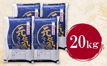 W17-27 令和7年産 研ぐお米 元気つくし20kg | 福岡県福智町 | ふるさと