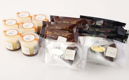 3種類の 和三盆 ケーキ と和三盆 無添加 コテツ 焼プリン 14個 セット チーズケーキ ガトーショコラ