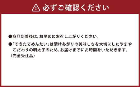 できたてめんたい 切子(繭玉) 計約450g(約150g×3) 辛子明太子 辛子 明太子 めんたいこ 冷蔵