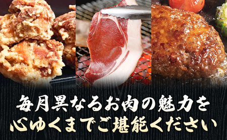 定期便 肉 全3回 みやこ自慢のふるさと便・肉 毎月 定期便 猪肉 ハンバーグ はかた地どり ジビエ BBQ 焼肉 地鶏 キャンプ 黒毛和牛 惣菜 晩御飯 晩ご飯 宮崎牛 食べ比べ 福岡県 福岡 九州 グルメ お取り寄せ
