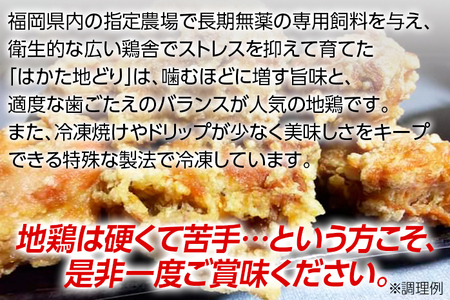 はかた地どり 3種食べくらべ約3kgセット(もも・むね・ぶつ切り)【みやこ町】