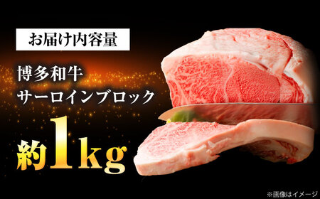 博多和牛 サーロインブロック 約1kg[BGAB011] ステーキ ブロック肉 国産牛