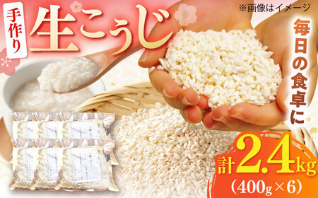 【明治42年創業】生こうじ400g×6個 [BGAU002] 生麹 生こうじ 生麹