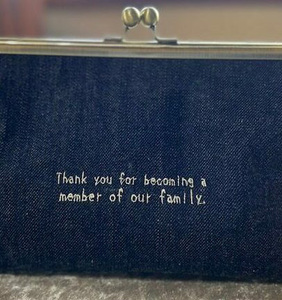 動物愛護 岡山デニム がま口 きじねこ [BGBE008] 猫グッズ ポーチ