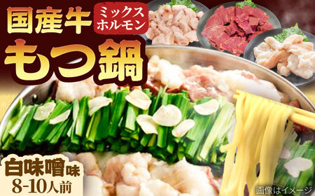 「上田商店」工場直販 もつ鍋セット(白味噌/8-10人前)[BGAD060]モツナベ