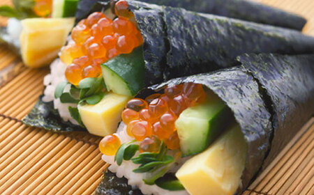 【全3回定期便】福岡県産有明のり 手巻き海苔 半切100枚 [BGAA043]