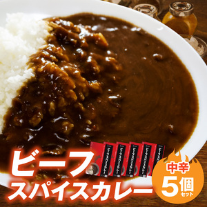 ビーフスパイスカレー5個セット _T07305