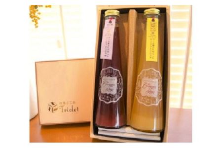 【上毛町産ブルーベリー＆レモン使用】ジンジャーシロップ 2本セット_KT0302