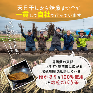 「姫かおり」 焙煎 ごぼう茶 500ml × 24本_K04003