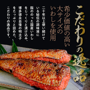 「博多徳永」いわし明太 8尾（2尾×4P） _KHT0105