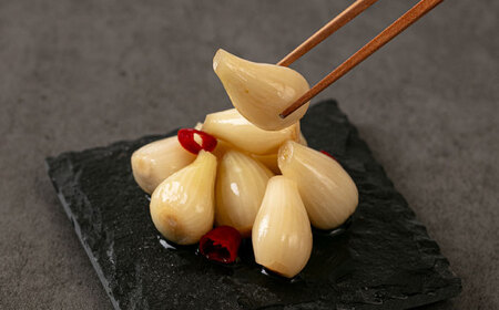 【2026年7月中旬以降順次発送】らっきょう 1.5kg（唐辛子750g・山椒750g）らっきょ ラッキョウ 辣韭 [ABDO005] 