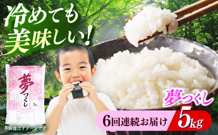 【全6回定期便】 【令和7年度産 ！】福岡県産米 夢つくし 5kg 精米[ABCO023]