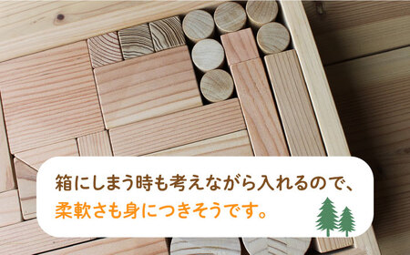 京築ヒノキ の 積み木 [ABAI020] 