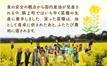 菜の花 サラダ油 3本【農事組合法人湊営農組合】 サラダ油 サラダ油 サラダ油 築上町 [ABAQ012]