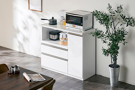 ファルベ 120 オープンカウンターボード【諸富家具】：C253-004