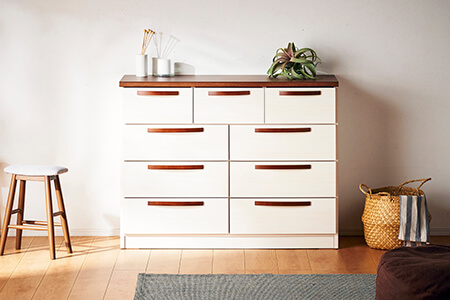 アベニール 110-4段 チェスト【諸富家具】：C153-011