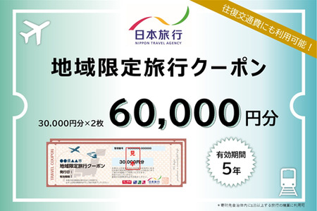 【ふるさと】佐賀県佐賀市 地域限定旅行クーポン 60,000円分 日本旅行 トラベルクーポン 納税チケット 旅行 宿泊券 ホテル 観光 旅行 旅行券 交通費 体験 宿泊 夏休み 冬休み 家族旅行 ひとり旅 カップル 夫婦 親子 佐賀市旅行：C200-043