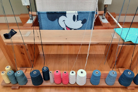 ミッキーマウスデザイン 鍋島緞通：D750-001