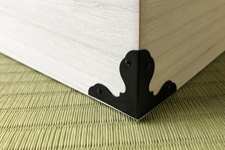 桐たんす 着物収納の定番 総桐衣装ケース1段:B545-002