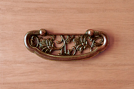 桐たんす 柿渋染め総桐着物収納ケース3段:B850-006