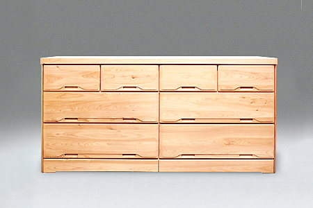 165-3箪笥 ヒノキ【諸富家具】：C250-021