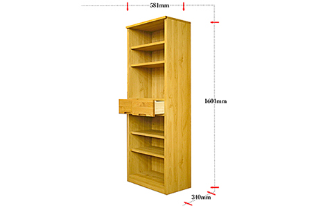 60書棚NA 無垢材を使用したチェスト【諸富家具】:C122-005